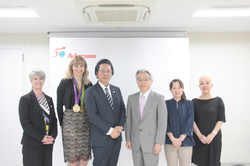 Joanna Rowsell’s visit Japan Commemorative Event