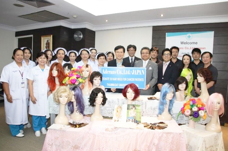 2019.06.18 Wig Donation in Thai hospitals