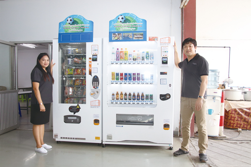 (タイ)福祉支援自動販売機の設置