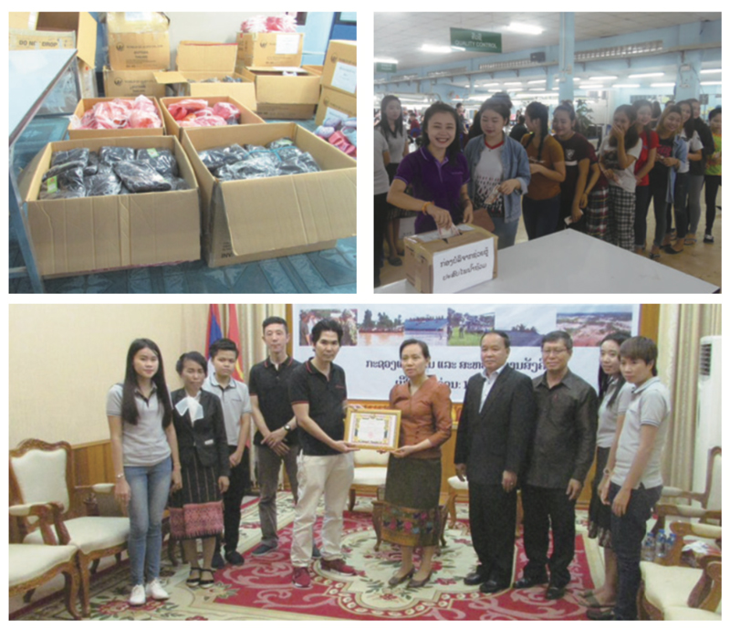 (Laos)Provide Donations and Relief Supplies