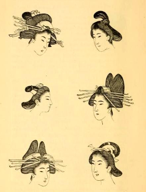 江戸時代の遊女の髪型