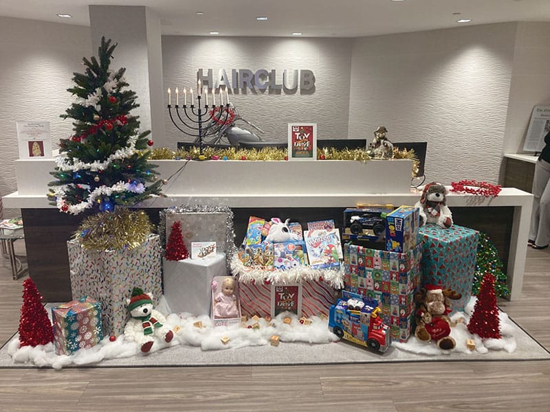 (US) HairClub Cares: Christmas Toy Drive