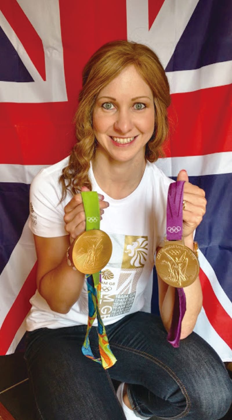 Presented a Wig to Joanna Rowsell MBE OLY