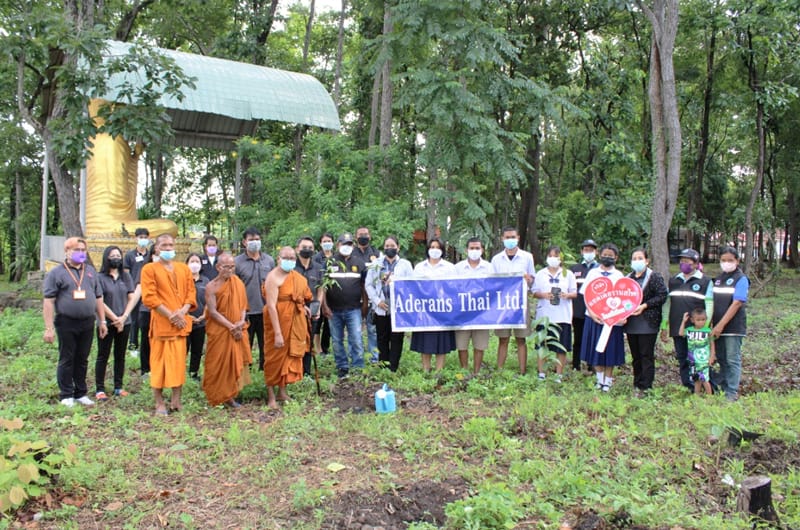 アデランス・タイ社「環境にやさしく活動」植樹活動を実施