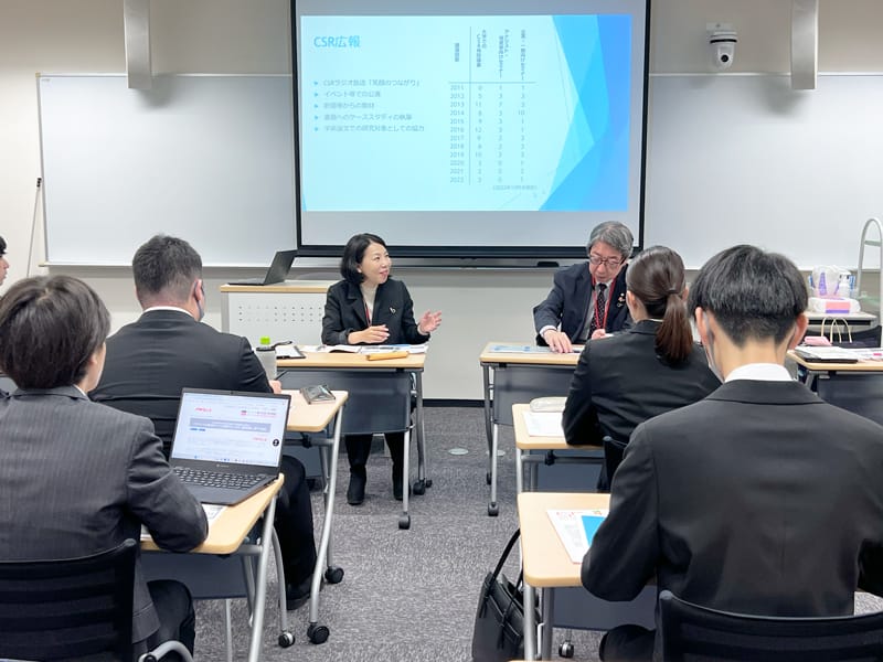 BERC寄附講座・関西大学にてCSRに関する講義を実施