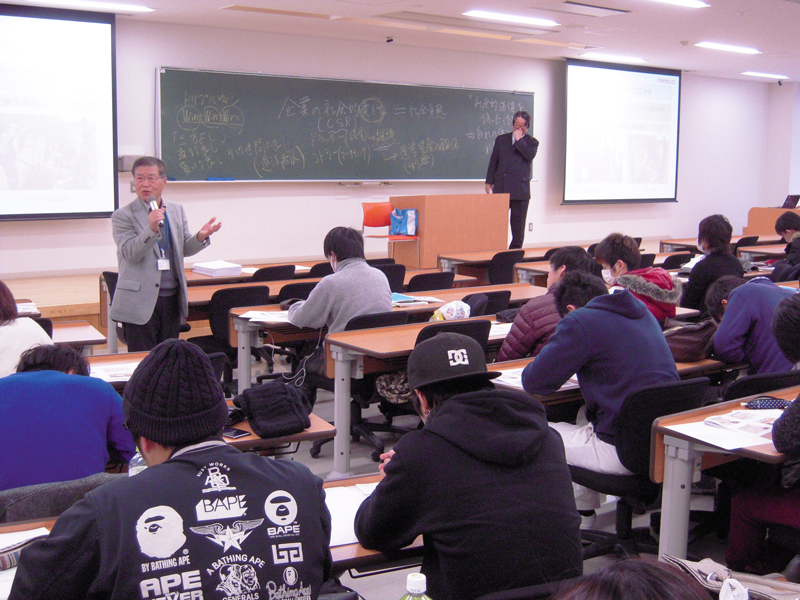 神戸学院大学でのＣＳＲ特別講義