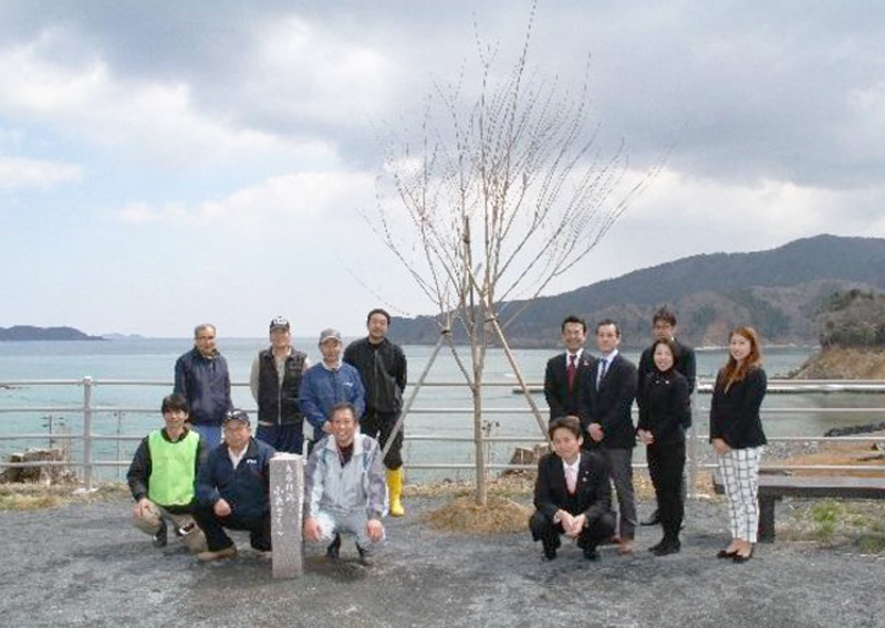 Fontaine Green Forest Campaign in Tohoku Area of Japan