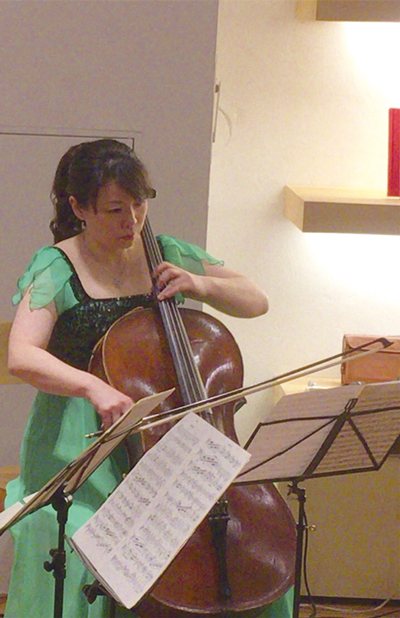 Mrs. Chika Omae, the Cellist