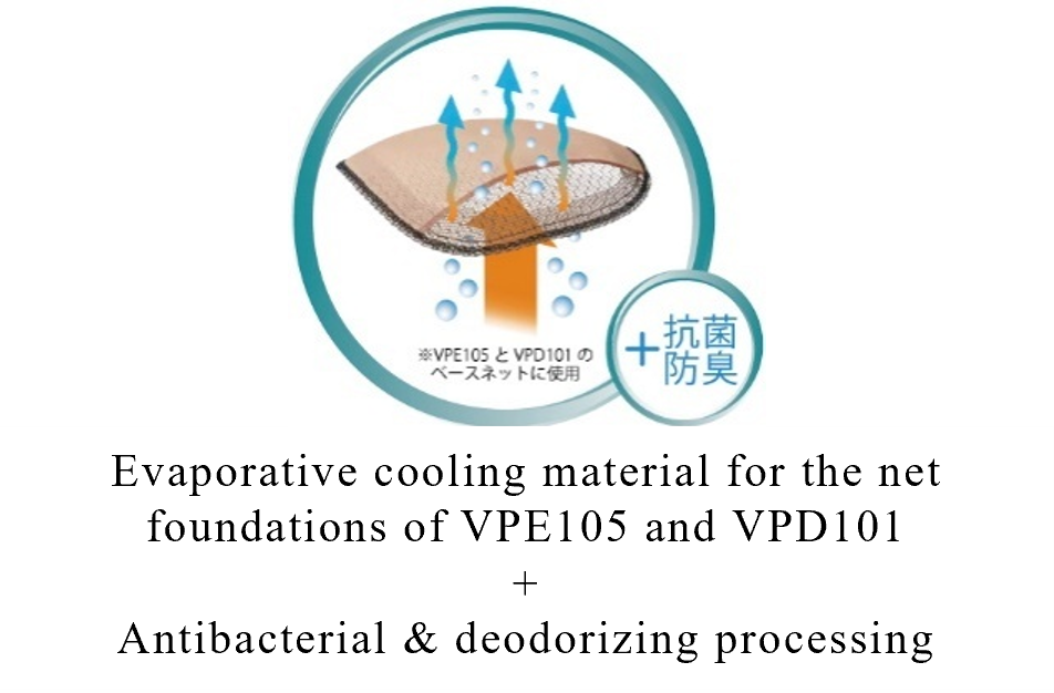 Evaporative cooling material for the net foundations of VPE105 and VPD101.png