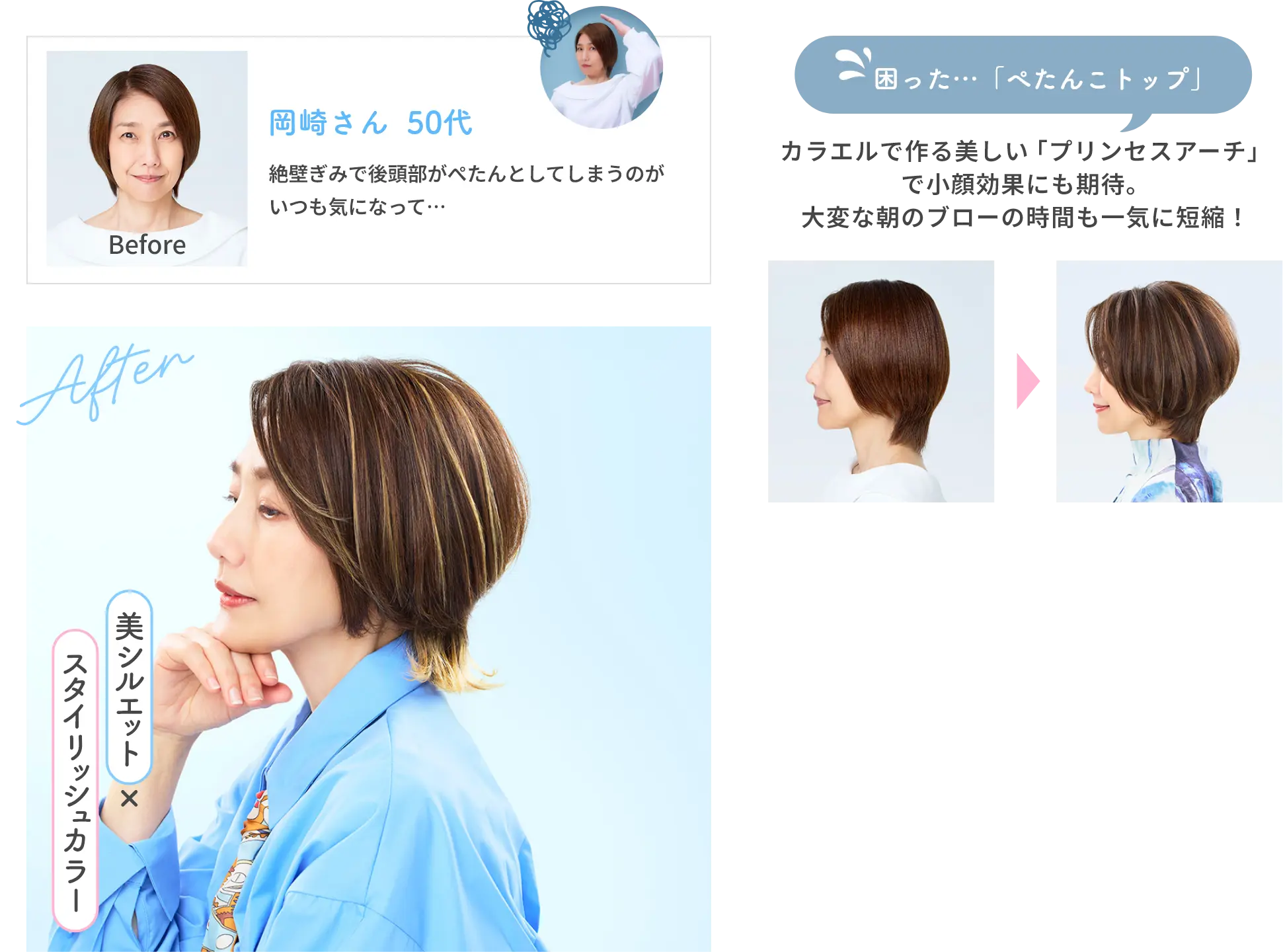 岡崎さんビフォーアフター