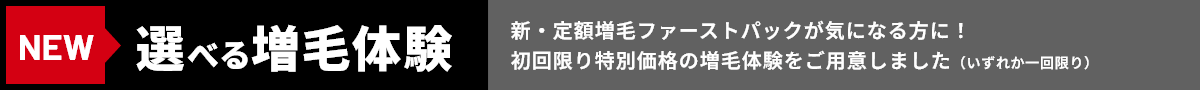 TYPE01 選べる増毛体験