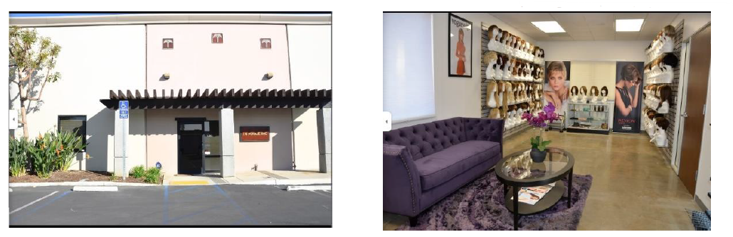 外観とサロン内部