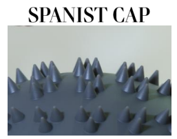 スパニストキャップの突起