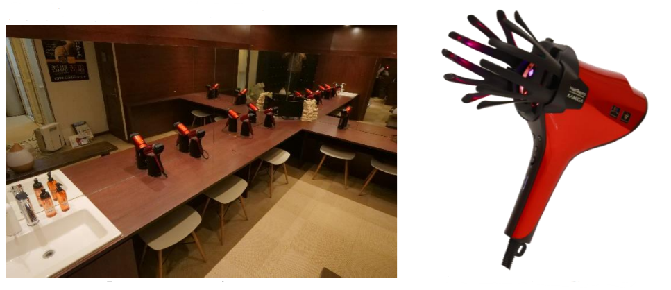 パウダールームとKAMIGA