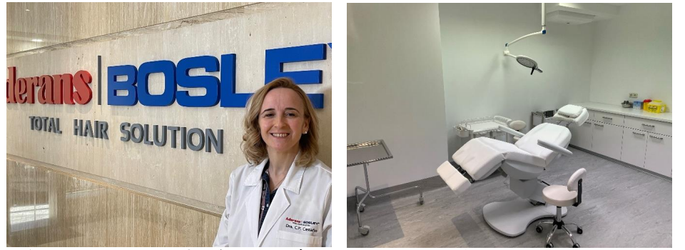 医師と施術スペース