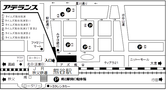 熊谷店地図