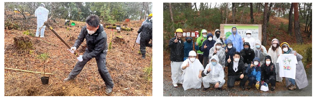 植樹の様子