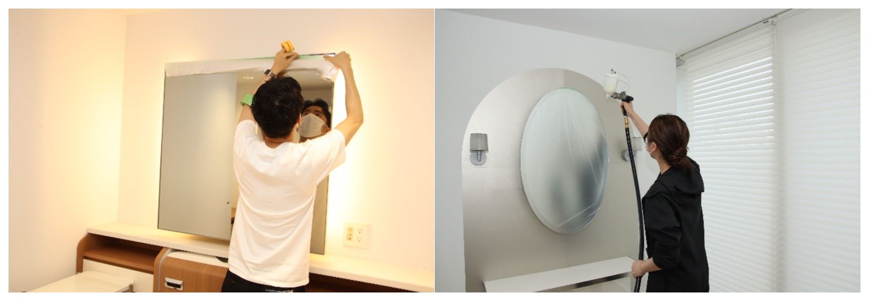 光触媒コーティング施工