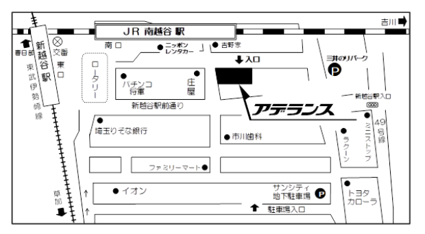 越谷店MAP